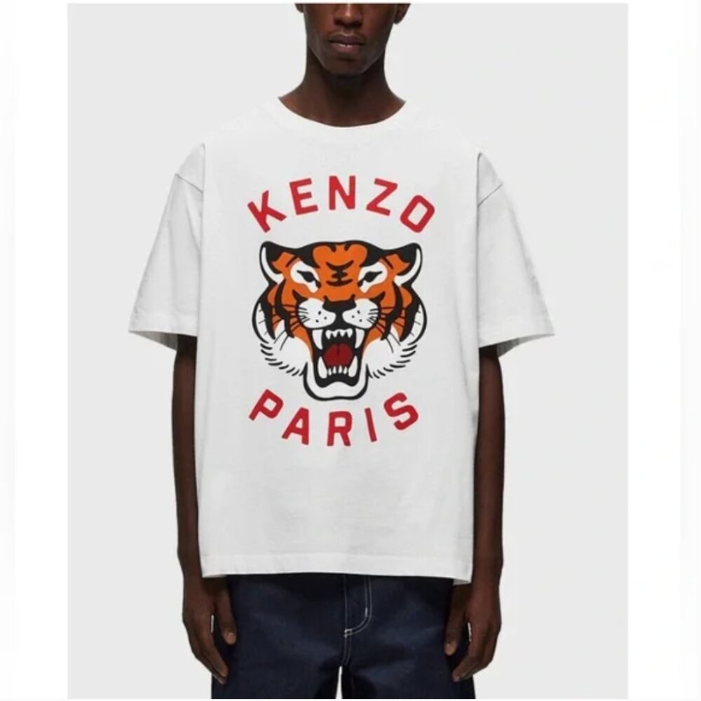 NEW! Kenzo Paris Lucky Tiger Oversized T Shirt Sz XXL Street Casual Designer